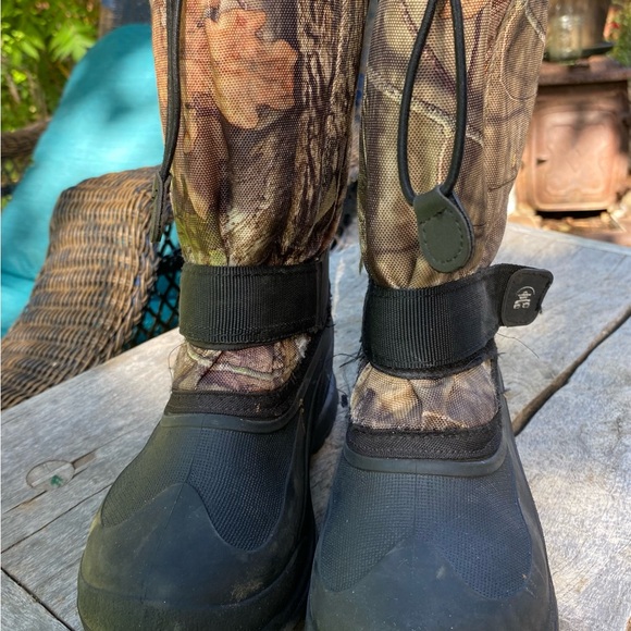 Kamik Big Kids Rocket Camo Snow Boots - Picture 1 of 5